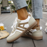 Women's Shoes - Supportive Wide-Toe Trainers - Crystal - product view 2