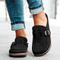 Women's Heels - Low Heel Buckle Loafers - Lauren - product view 5