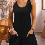 Women's Dress - Casual Striped Round Neck - Anna - product view 7