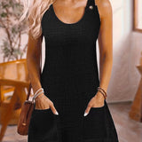 Women's Dress - Casual Striped Round Neck - Anna - product view 7