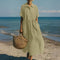 Women's Dress - Casual Button Mid Sleeve - Fionna - product view 10