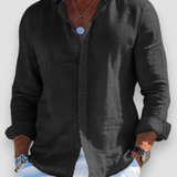 Men's Shirt - Casual Summer Long Sleeve - Connor - product view 5