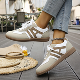 Women's Shoes - Supportive Wide-Toe Trainers - Crystal - product view 3