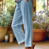 Women's Trousers - Casual with Pockets - Ashley - product view 5