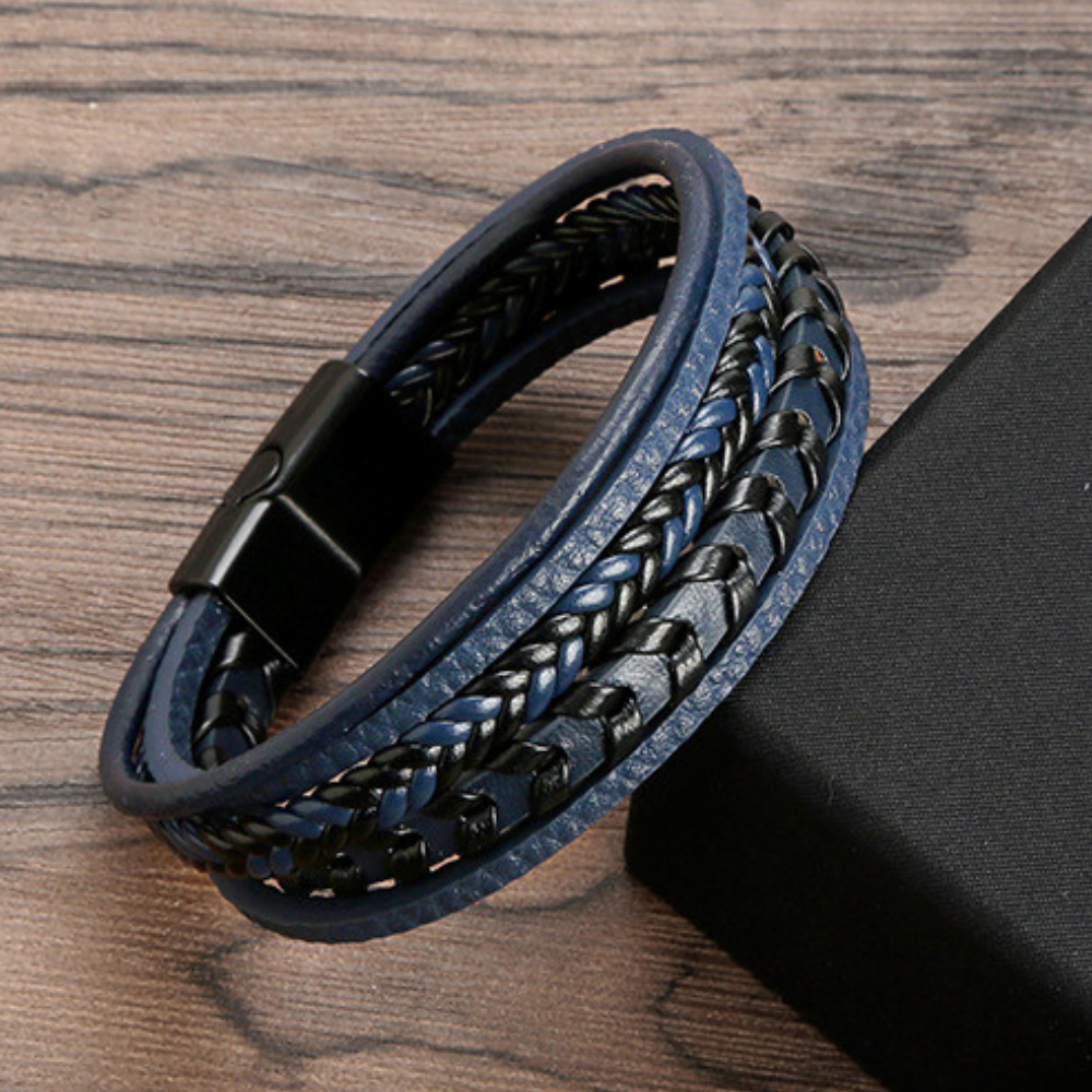 Men's Clothing - Braided Viking Bracelet - Nolan - product view 3
