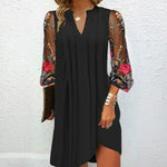 Women's Dress - Floral Sleeve - Camille - product view 1