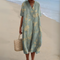 Women's Dress - Floral V-Neck - Stella - product view 4