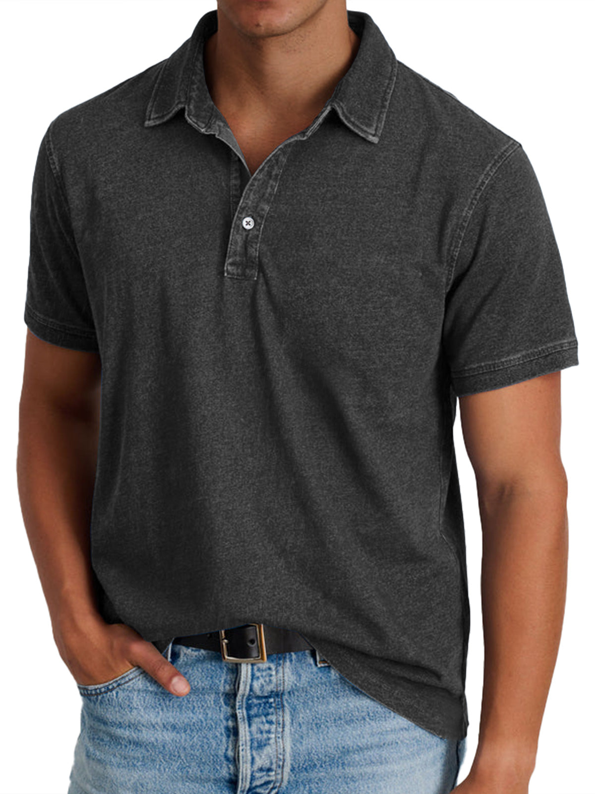 Men's Shirt - Heritage Polo - Spencer - product view 5