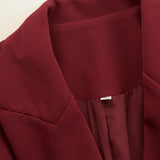 Women's Dress - Tailored V-neck Blazer - Camille - product view 11