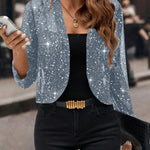 Women's Jacket - Shimmer Cropped - Elaine - product view 6