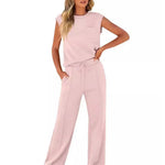 Women's Two-Piece Set - Casual Summer Soft Lounge Set - Emery - product view 5