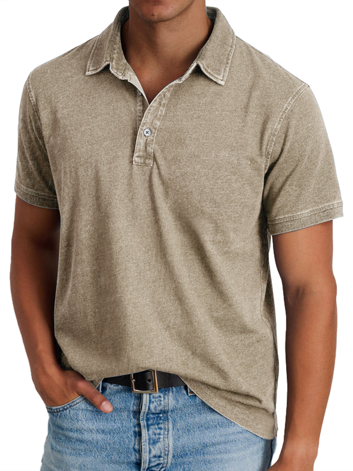 Men's Shirt - Heritage Polo - Spencer - product view 6