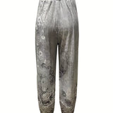 Women's Trousers - Botanical Cropped - Meredith - product view 8