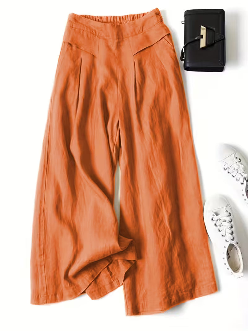 Women's Trousers - Breathable Loose Wide-Leg - Valeria - product view 1