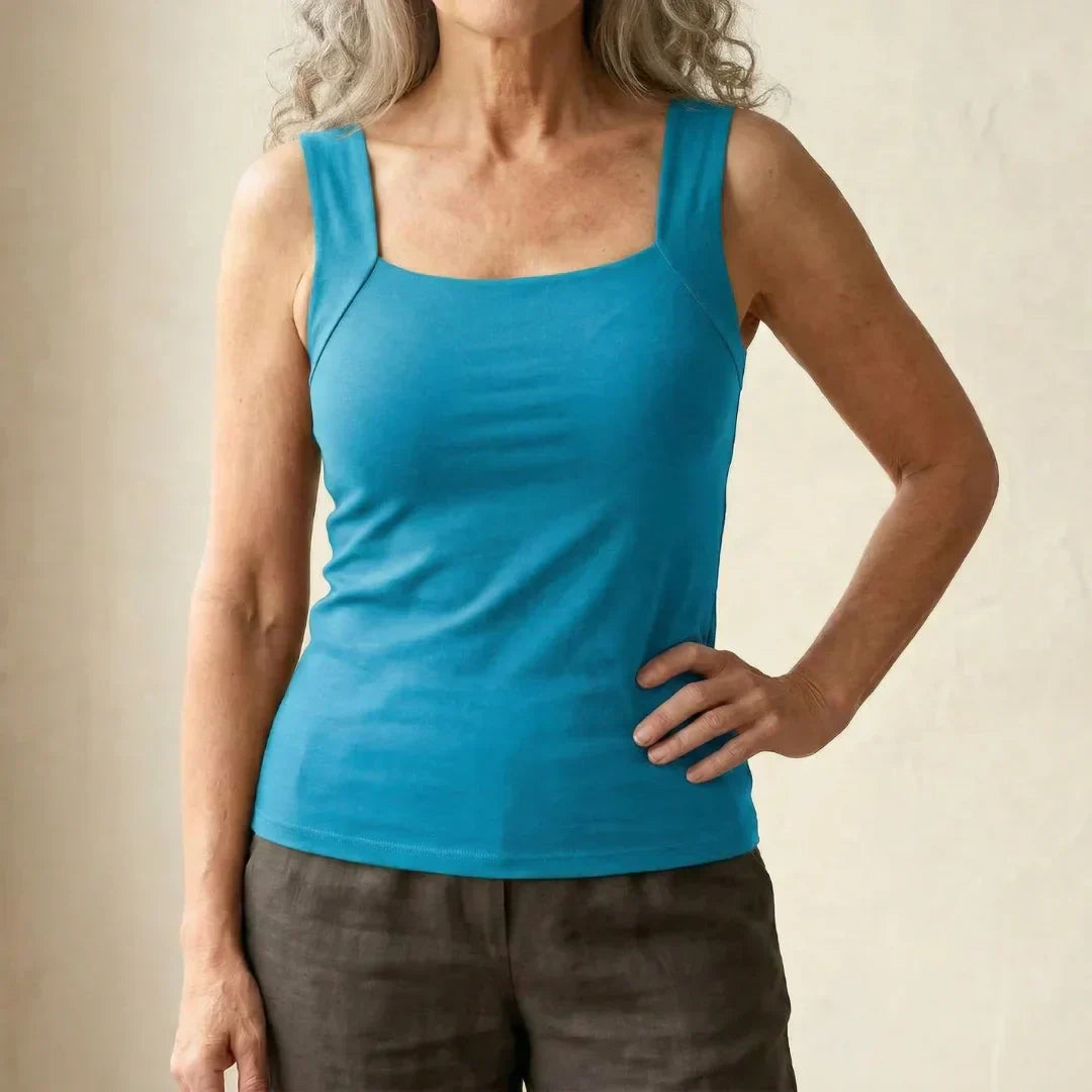 Women's Top - Built In Bra Tanktop - Roxanne - product view 18