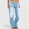 Women's Jeans - Rugged Wide-Leg - Delaney - product view 5
