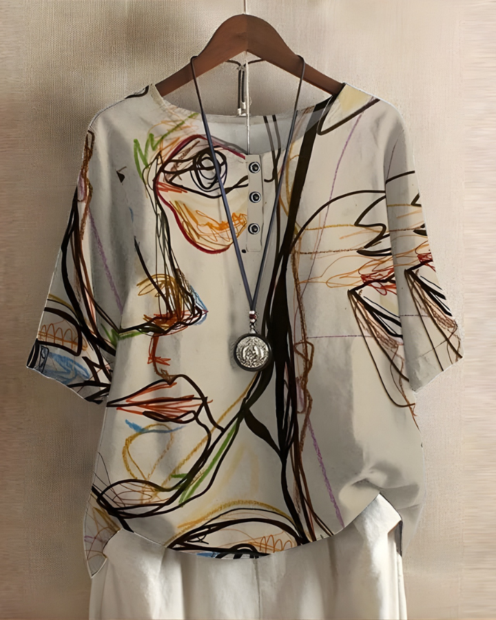Women's Top - Relaxed Summer Boho - Fiona - product view 6