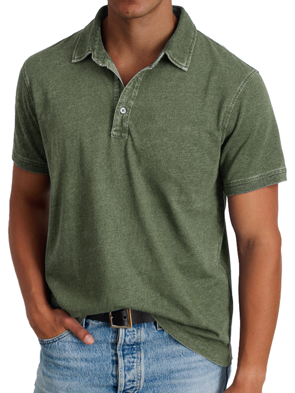 Men's Shirt - Heritage Polo - Spencer - product view 7