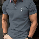Men's Shirt - Casual Short-Sleeve Golf Printed - Arnold - product view 6