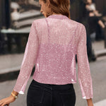 Women's Jacket - Shimmer Cropped - Elaine - product view 10