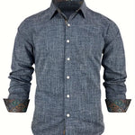Men's Shirt - Tailored Button-Up - Theo - product view 18