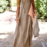 Women's Dress - Sleeveless V-neck - Addison - product view 1