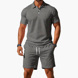 Men's Two-Piece Set - Summer Polo & Shorts Set - Connor - product view 6