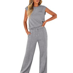 Women's Two-Piece Set - Casual Summer Soft Lounge Set - Emery - product view 8