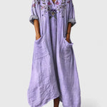 Women's Dress - Oversize Pocket - Aurora - product view 7
