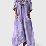 Women's Dress - Oversize Pocket - Aurora - product view 7