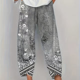 Women's Trousers - Botanical Cropped - Meredith - product view 1