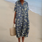 Women's Dress - Floral V-Neck - Stella - product view 8