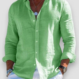 Men's Shirt - Casual Summer Long Sleeve - Connor - product view 10