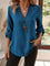 Women's Blouse - V-Neck - Corinne - product view 1