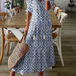 Women's Dress - Boho V-Neck Summer - Avery - product view 1