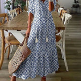Women's Dress - Boho V-Neck Summer - Avery - product view 1