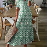 Women's Dress - Boho V-Neck Summer - Avery - product view 2