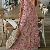 Women's Dress - Boho V-Neck Summer - Avery - product view 4