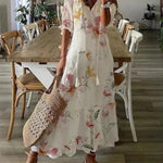 Women's Dress - Boho V-Neck Summer - Avery - product view 6