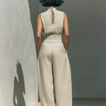 Women's Two-Piece Set - Tank Top and Loose Trousers Set - Maria - product view 5