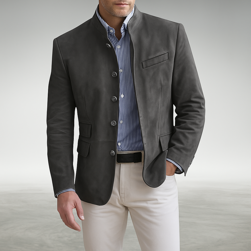 Men's Cardigan - Casual Modern Button - Adrian - product view 1