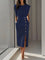 Women's Midi Dress - with Side Slit - Dalia - product view 5