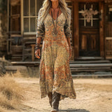 Women's Dress - Long Sleeve Vintage - Rosie - product view 2
