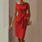 Women's Dress - Sleeveless Ribbon Waist - Jane - product view 4