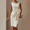 Women's Dress - Sleeveless Ribbon Waist - Jane - product view 2