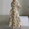 Women's Maxi Dress - Front Wrap Collared - Alora - product view 13