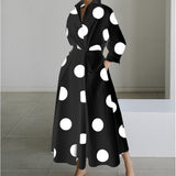 Women's Maxi Dress - Front Wrap Collared - Alora - product view 5