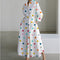 Women's Maxi Dress - Front Wrap Collared - Alora - product view 4