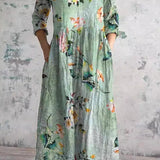 Women's Dress - Light & Floral - Elara - product view 6