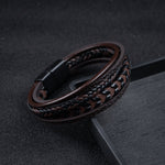 Men's Clothing - Braided Viking Bracelet - Nolan - product view 11